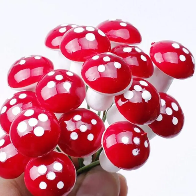 10pcs Mini Foam Mushroom Artificial Plant Flowers For Wedding Fungus Decoration DIY Wreath Gift Scrapbooking Craft Bacterium
10pcs Mini Foam Mushroom Artificial Plant Flowers For Wedding Fungus Decoration DIY Wreath Gift Scrapbooking Craft Bacterium