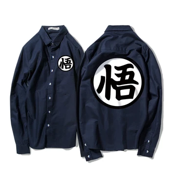 New Men Shirt Dragon Ball Goku Camisas Hombre Vestir Turn-down Collar Men Casual Shirt Long Sleeves Top Chemise dudalina homens
New Men Shirt Dragon Ball Goku Camisas Hombre Vestir Turn-down Collar Men Casual Shirt Long Sleeves Top Chemise dudalina homens