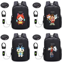 Japan anime Yo-Kai Watch backpack teenager Laptop computer backpack USB charging student bookbag men travel backpack 22 style
Japan anime Yo-Kai Watch backpack teenager Laptop computer backpack USB charging student bookbag men travel backpack 22 style