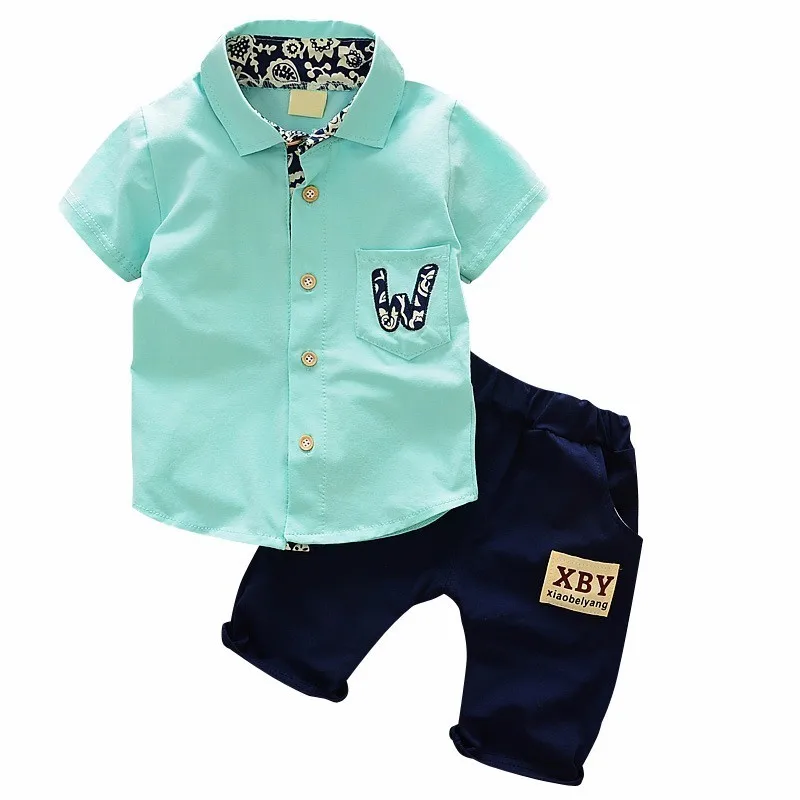 2019 Summer Hot Toddler Kids Cool Baby Boy Single-breasted Printing Short Sleeve Shirt Tops Pants 2pcs Outfits Clothing Set
2019 Summer Hot Toddler Kids Cool Baby Boy Single-breasted Printing Short Sleeve Shirt Tops Pants 2pcs Outfits Clothing Set