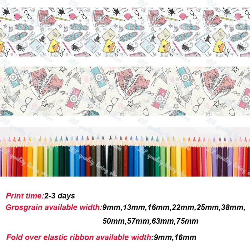 writing materials printed grosgrain ribbon pencil printed ribbon accessories material bag garment 50 yards
writing materials printed grosgrain ribbon pencil printed ribbon accessories material bag garment 50 yards