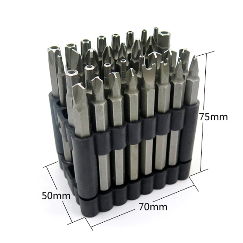 32Pcs Cr-V special-shaped Screwdriver Bit Set Slotted Phillips Torx Hex Pozidriv Bit 6.35mm Hex Shank Power Tool Accessories
32Pcs Cr-V special-shaped Screwdriver Bit Set Slotted Phillips Torx Hex Pozidriv Bit 6.35mm Hex Shank Power Tool Accessories