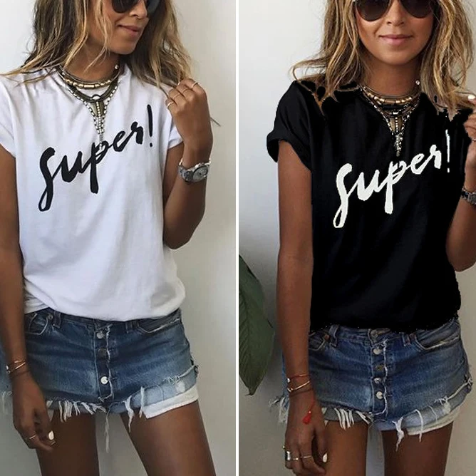 New Women's T-shirt Super Print Summer Short Sleeve O-neck Casual Tee Tops Female T shirt Woman Clothing
New Women's T-shirt Super Print Summer Short Sleeve O-neck Casual Tee Tops Female T shirt Woman Clothing