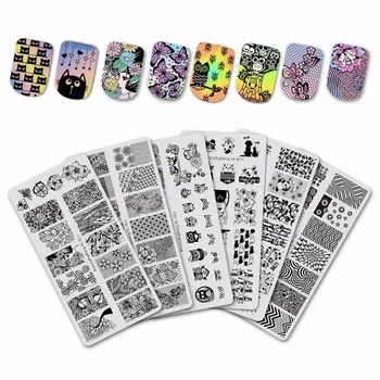 6PCS BeautyBigBang Nail Stamping Plate Animals Butterfly Lace Floral Theme For Stamping 3d Mold Geometry Print XL-011-XL-016
6PCS BeautyBigBang Nail Stamping Plate Animals Butterfly Lace Floral Theme For Stamping 3d Mold Geometry Print XL-011-XL-016