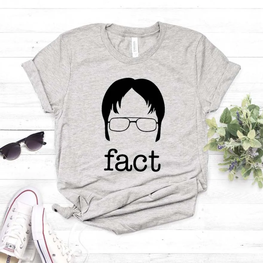 Facts office fans Print Women tshirt Cotton Casual Funny t shirt Gift For Lady Yong Girl Top Tee Drop Ship S-752
Facts office fans Print Women tshirt Cotton Casual Funny t shirt Gift For Lady Yong Girl Top Tee Drop Ship S-752