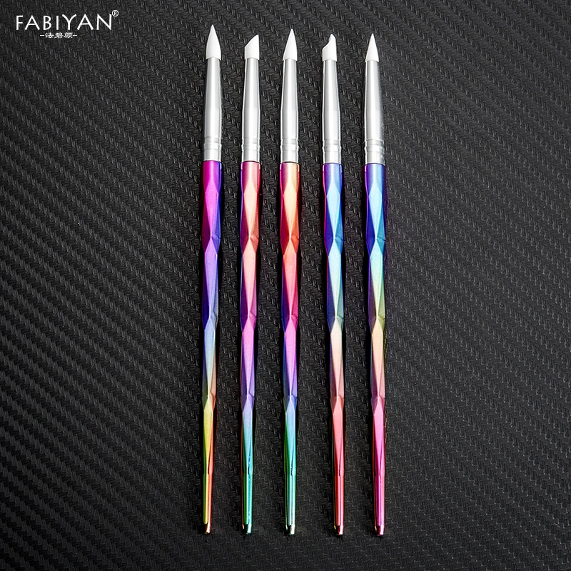 Acrylic Brush Nail Art Silicone Carving Emboss Shaping Hollow Sculpture Dotting Pen Manicure Tools DIY Delicate Design 5pcs Set
Acrylic Brush Nail Art Silicone Carving Emboss Shaping Hollow Sculpture Dotting Pen Manicure Tools DIY Delicate Design 5pcs Set
