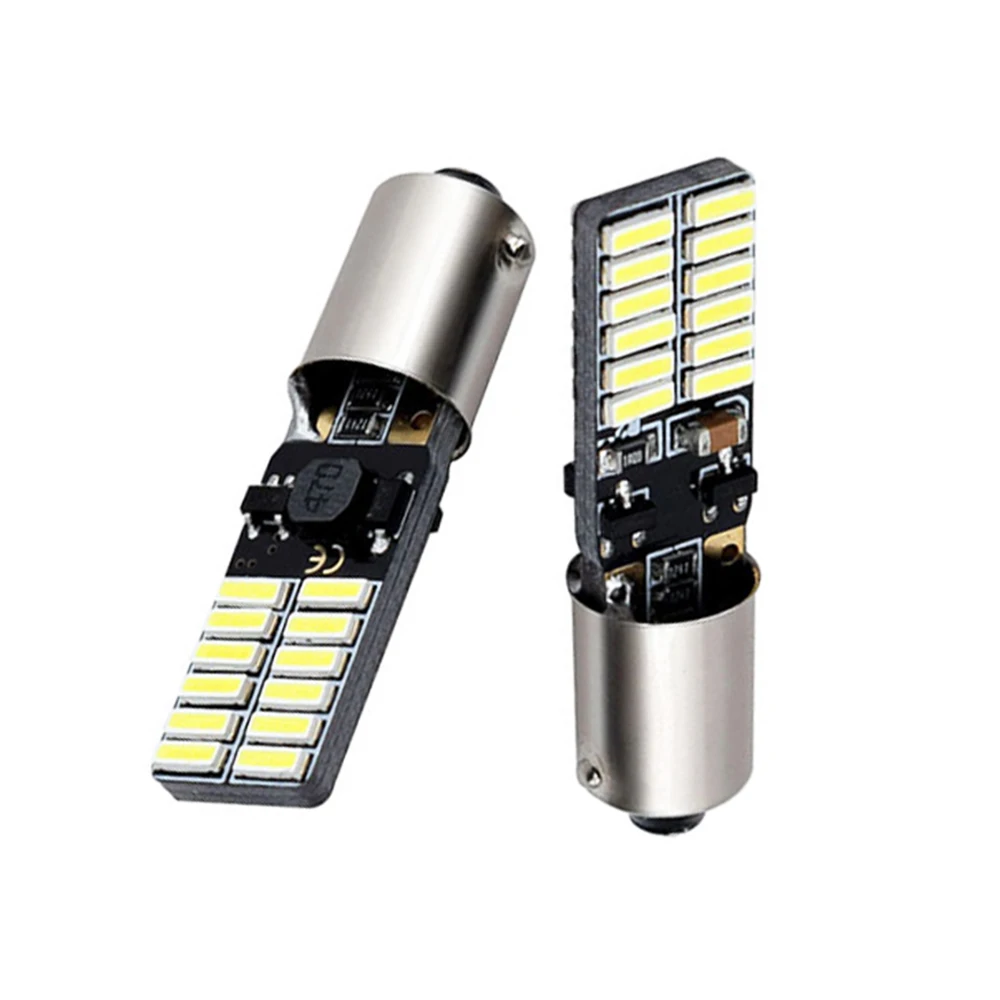 YSY 50pcs Car Bulb CANBUS Error Free BA9S T4W H6W LED White 4014 24SMD LED Automotive Light Lamp 12V Parking 57 233 W6W T11
YSY 50pcs Car Bulb CANBUS Error Free BA9S T4W H6W LED White 4014 24SMD LED Automotive Light Lamp 12V Parking 57 233 W6W T11