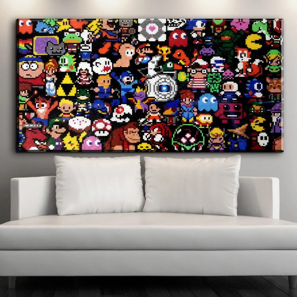 ZZ618 modern canvas art perler bead pixel art abstract canvas oil art painting wall pictures for livingroom bedroom decoration
ZZ618 modern canvas art perler bead pixel art abstract canvas oil art painting wall pictures for livingroom bedroom decoration