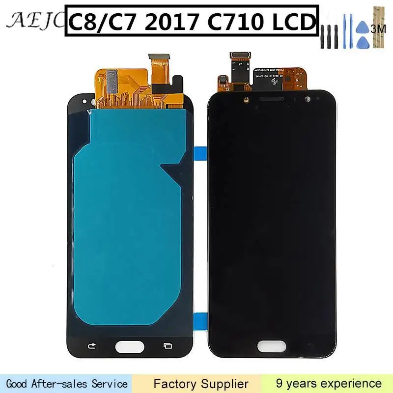 Change OLED LCD 5.5" For Samsung C7 2017 C710F/DS C7100 C8 Display Screen Touch Digitizer Assembly Replace For Samsung C8 LCD
Change OLED LCD 5.5" For Samsung C7 2017 C710F/DS C7100 C8 Display Screen Touch Digitizer Assembly Replace For Samsung C8 LCD