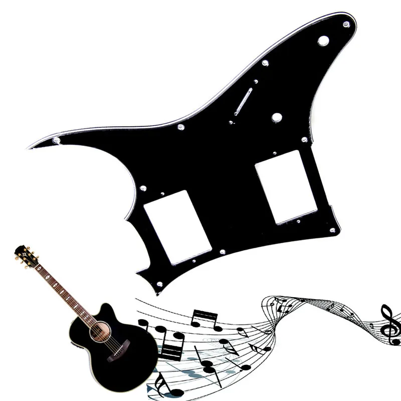 1PC 3Ply Guitar Pickguard Scratch Plate For Ibanez GRX20Z Parts Black Guitar Parts
1PC 3Ply Guitar Pickguard Scratch Plate For Ibanez GRX20Z Parts Black Guitar Parts