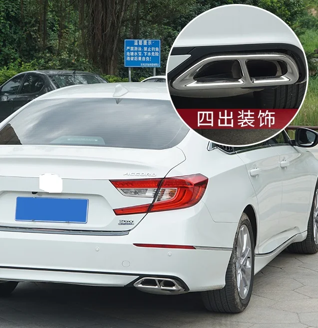 2pcs/set stainless steel Tail throat decoration stick exhaust decoration trim cover for Honda accord 10TH 2018
2pcs/set stainless steel Tail throat decoration stick exhaust decoration trim cover for Honda accord 10TH 2018