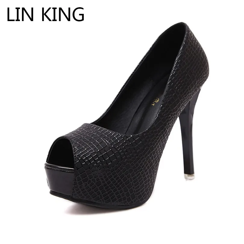 LIN KING Sexy Women Pumps Thin High Heel Shoes Solid Shallow Patform Shoes Slip On Ladies Wedding Party Shoes Nightclub Shoes
LIN KING Sexy Women Pumps Thin High Heel Shoes Solid Shallow Patform Shoes Slip On Ladies Wedding Party Shoes Nightclub Shoes