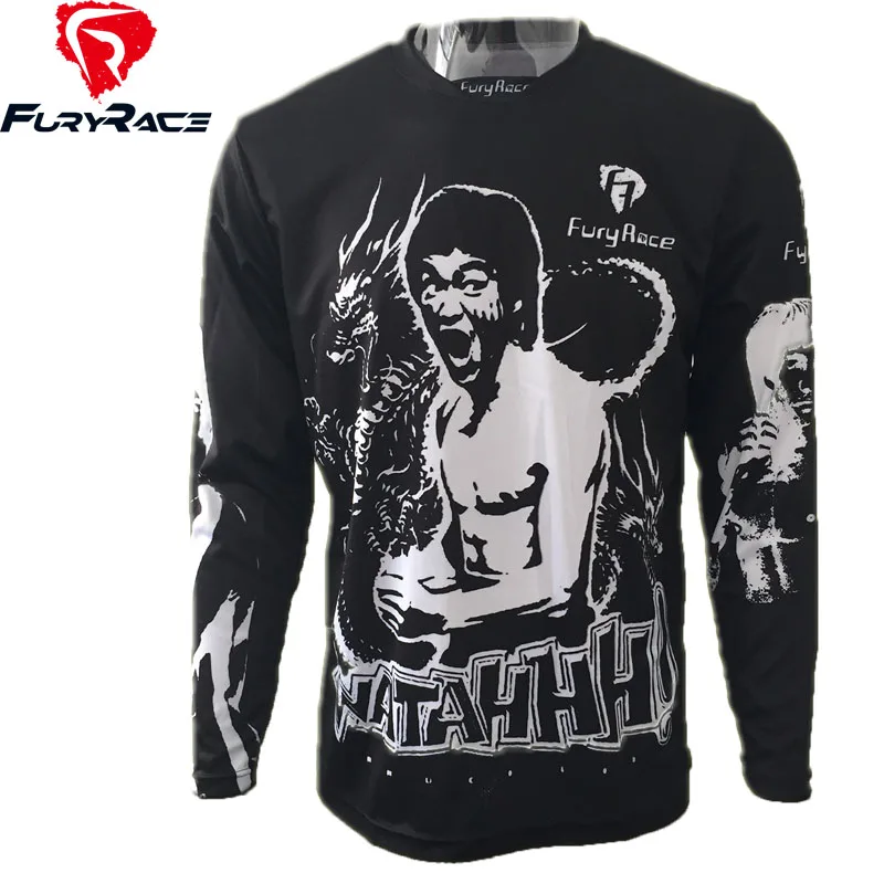 FURY RACE 2017 Downhill Jerseys Bruce Lee Printing Black Mountain Bike MTB Clothing Motorcycle BMX Sportswear DH Cycling Clothes
FURY RACE 2017 Downhill Jerseys Bruce Lee Printing Black Mountain Bike MTB Clothing Motorcycle BMX Sportswear DH Cycling Clothes