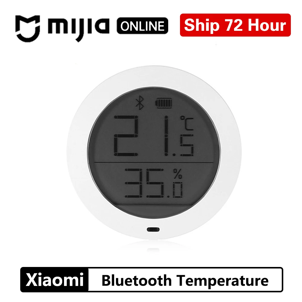 Xiaomi Mijia Bluetooth Hygrothermograph High Sensitivity LCD Thermometer Hygrometer Smart Screen Home Temperature and Humidity S
Xiaomi Mijia Bluetooth Hygrothermograph High Sensitivity LCD Thermometer Hygrometer Smart Screen Home Temperature and Humidity S