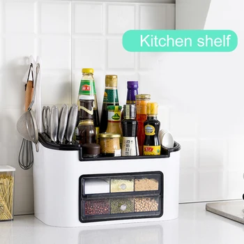Newly Multi-function Household Seasoning Storage Box Large Capacity Cutter Holder Kitchen Supplies TE889
Newly Multi-function Household Seasoning Storage Box Large Capacity Cutter Holder Kitchen Supplies TE889