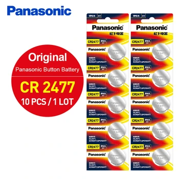 10pcs/lot Original Panasonic CR2477 Button Battery DL2477 ECR2477 GPCR2477 Li-ion 3V Button Cell Coin Batteries cr 2477
10pcs/lot Original Panasonic CR2477 Button Battery DL2477 ECR2477 GPCR2477 Li-ion 3V Button Cell Coin Batteries cr 2477