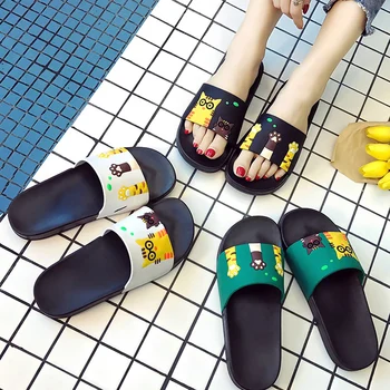 Women Slippers Summer Women Slides Cute Cat Cartoon Platform Sandals Slip On Flip Flops Beach Slippers Zapatillas Mujer 
Women Slippers Summer Women Slides Cute Cat Cartoon Platform Sandals Slip On Flip Flops Beach Slippers Zapatillas Mujer