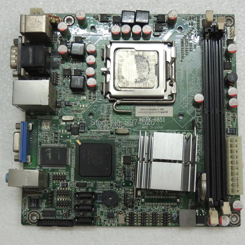 MITX-6851 VER: 1 11 промышленная плата управления 775 структура с ЦП | Электроника
