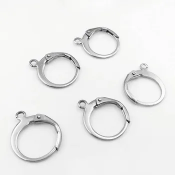 10*14.5mm Stainless Steel Lever Back Earrings Circle Earwire Findings with Open Loop Clip Hook Ear Wire Earrings DIY Stuffs
10*14.5mm Stainless Steel Lever Back Earrings Circle Earwire Findings with Open Loop Clip Hook Ear Wire Earrings DIY Stuffs