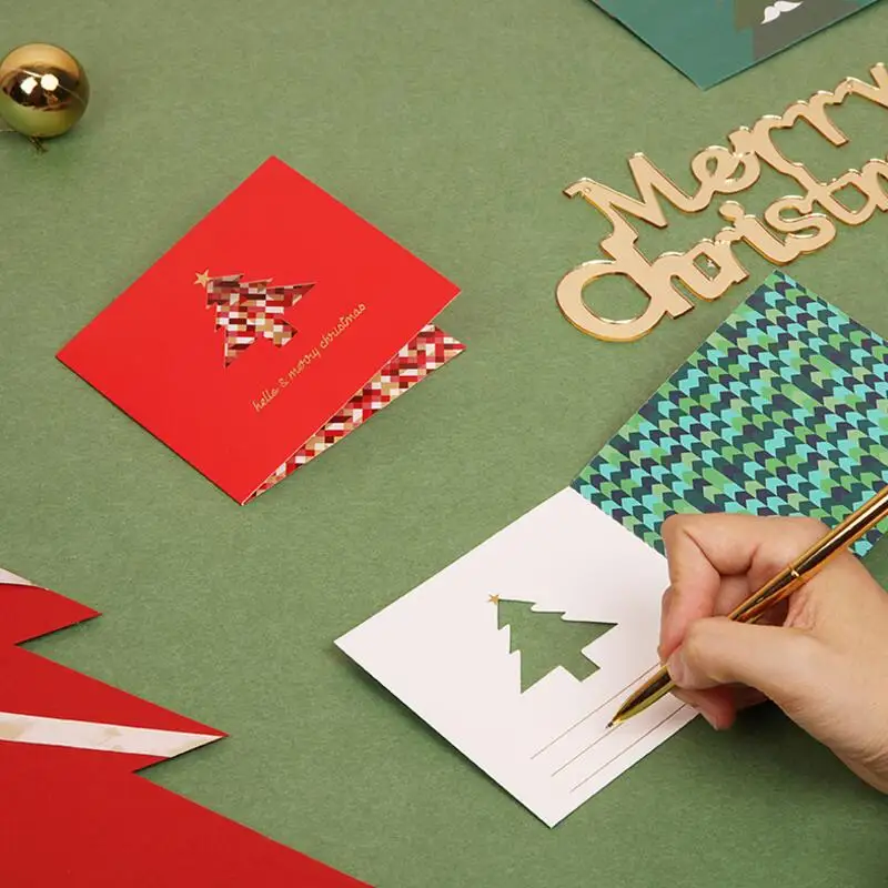 10pcs/lot Exquisite Holiday Message Card Creative Christmas Greeting Cards Postcard Birthday Bussiness Gift Card 9.6*8.7cm
10pcs/lot Exquisite Holiday Message Card Creative Christmas Greeting Cards Postcard Birthday Bussiness Gift Card 9.6*8.7cm
