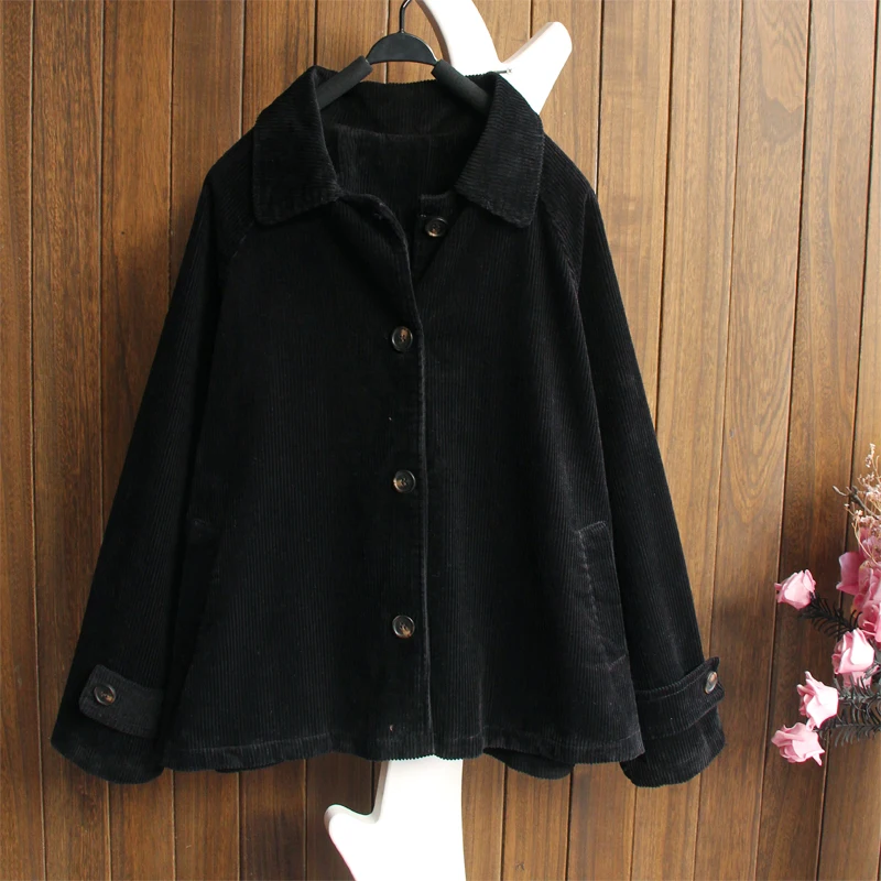 Corduroy Jacket Female 2018 Autumn New Retro Cardigan Long Sleeve Loose Casual Coat Women Loose Outwear Chaquetas Mujer
Corduroy Jacket Female 2018 Autumn New Retro Cardigan Long Sleeve Loose Casual Coat Women Loose Outwear Chaquetas Mujer