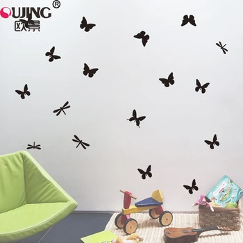 14pcs/set Dragonfly Butterflies Wall Sticker For Kids Rooms Nursery Bedroom Boys Girls Gifts Poster Home Decor Vinyl Wall Decals
14pcs/set Dragonfly Butterflies Wall Sticker For Kids Rooms Nursery Bedroom Boys Girls Gifts Poster Home Decor Vinyl Wall Decals