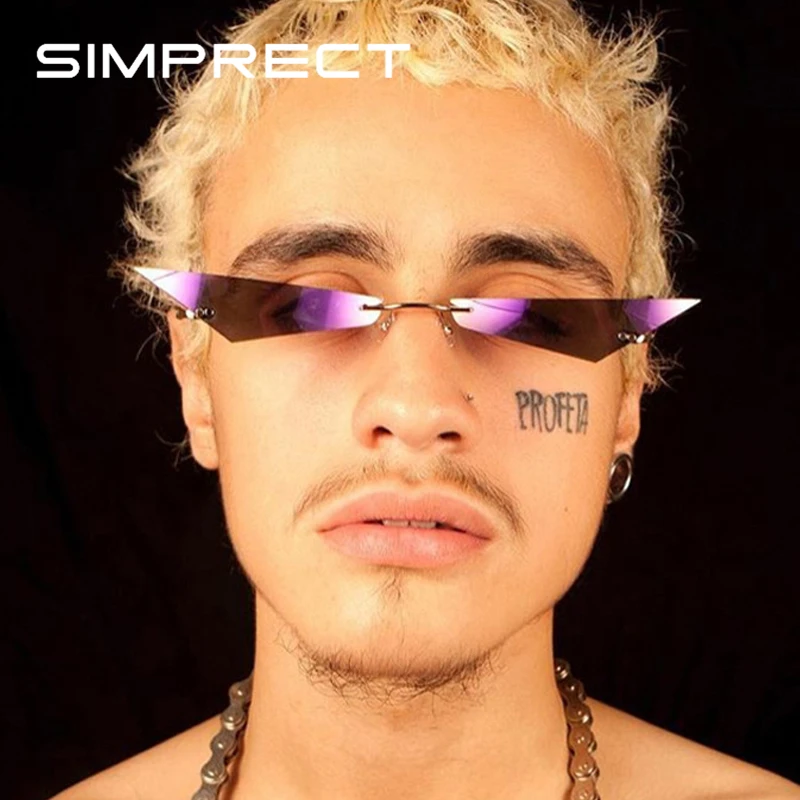 SIMPRECT 2019 Rimless Small Cat Eye Sunglasses Women Men High Quality Metal Mirror Sun Glasses Retro Vintage Black Sunglass
SIMPRECT 2019 Rimless Small Cat Eye Sunglasses Women Men High Quality Metal Mirror Sun Glasses Retro Vintage Black Sunglass