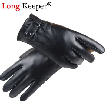 Long Keeper Touch screen Women Winter Warm Gloves Full Finger PU Leather Gloves For Male Female eldiven Windproof luvas G270
Long Keeper Touch screen Women Winter Warm Gloves Full Finger PU Leather Gloves For Male Female eldiven Windproof luvas G270