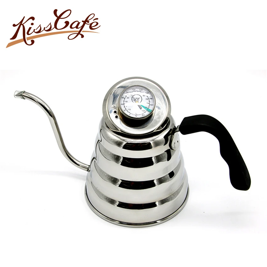 1200ML 304 Coffee Pot Stainless Steel V60 Drip Kettle With Thermometer Home Use Tea Barista Tool Food Grade Coffee Latte Pitcher
1200ML 304 Coffee Pot Stainless Steel V60 Drip Kettle With Thermometer Home Use Tea Barista Tool Food Grade Coffee Latte Pitcher