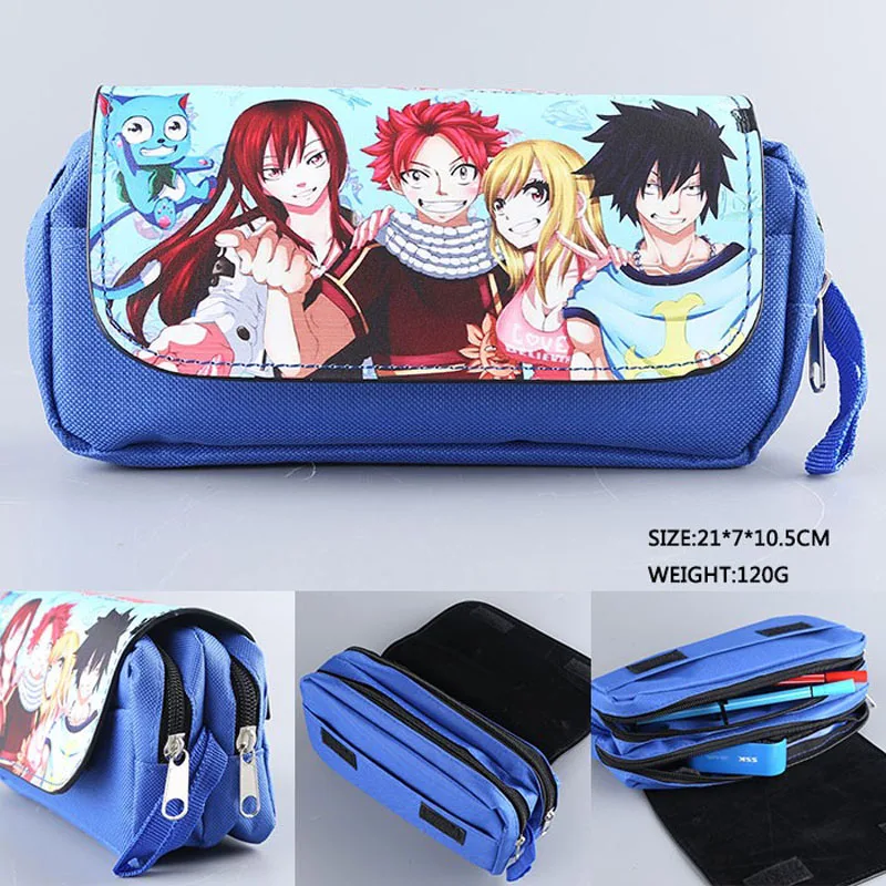 Colorful Anime Fairy Tail Cosmetic Cases High Capacity Stationery Pencil Case Men Women Cosplay Gift Money Bag
Colorful Anime Fairy Tail Cosmetic Cases High Capacity Stationery Pencil Case Men Women Cosplay Gift Money Bag