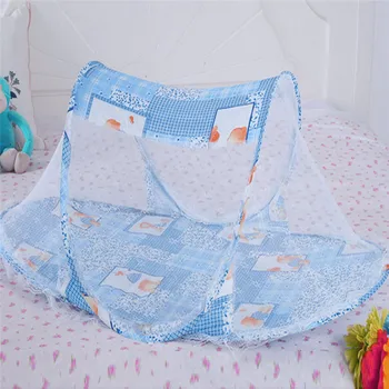 3 Colors Portable Bed Folding Mosquito Net Cushion Mattress