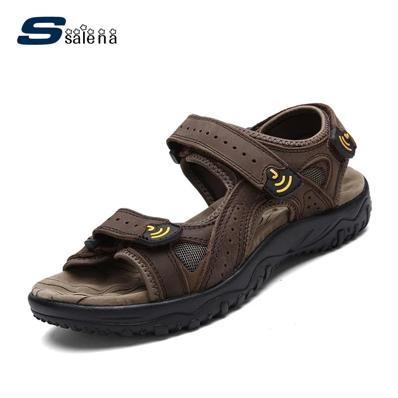 Platform Sandals Men Breathable Mesh Outdoor Shoes Men Genuine Leather Fashion High Quality Shoes AA40147
Platform Sandals Men Breathable Mesh Outdoor Shoes Men Genuine Leather Fashion High Quality Shoes AA40147