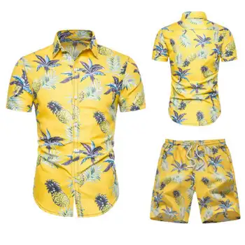 2019 Summer Fashion Floral Print Shirts Men+Shorts Set Men Short Sleeve Shirts Casual Men Clothing Sets Tracksuit Plus Size
2019 Summer Fashion Floral Print Shirts Men+Shorts Set Men Short Sleeve Shirts Casual Men Clothing Sets Tracksuit Plus Size