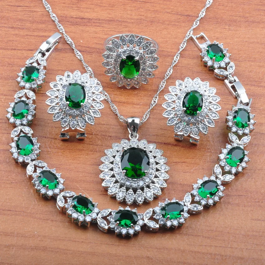 Austria Crystal With Natural Stones CZ Jewelry Sets 925 Sterling Silver Women Trendy Costume Handsel Separate Jewelry Box JS449
Austria Crystal With Natural Stones CZ Jewelry Sets 925 Sterling Silver Women Trendy Costume Handsel Separate Jewelry Box JS449