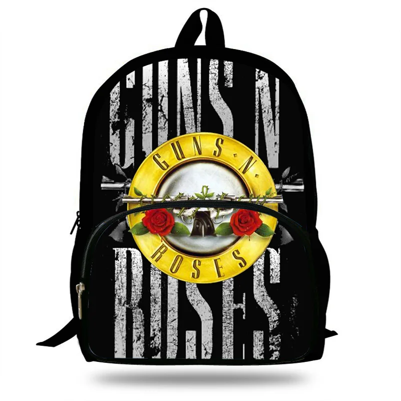 Guns N Roses Print Kids Backpack School Bag For Teenage Boys/Girls Shoulder Bags Children Casual Style Backpack
Guns N Roses Print Kids Backpack School Bag For Teenage Boys/Girls Shoulder Bags Children Casual Style Backpack