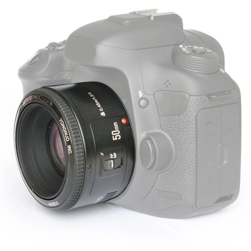 YONGNUO YN50MM F1.8N 1:2.8 Large Aperture AF Focus Lens for Nikon DSLR Cameras | Электроника