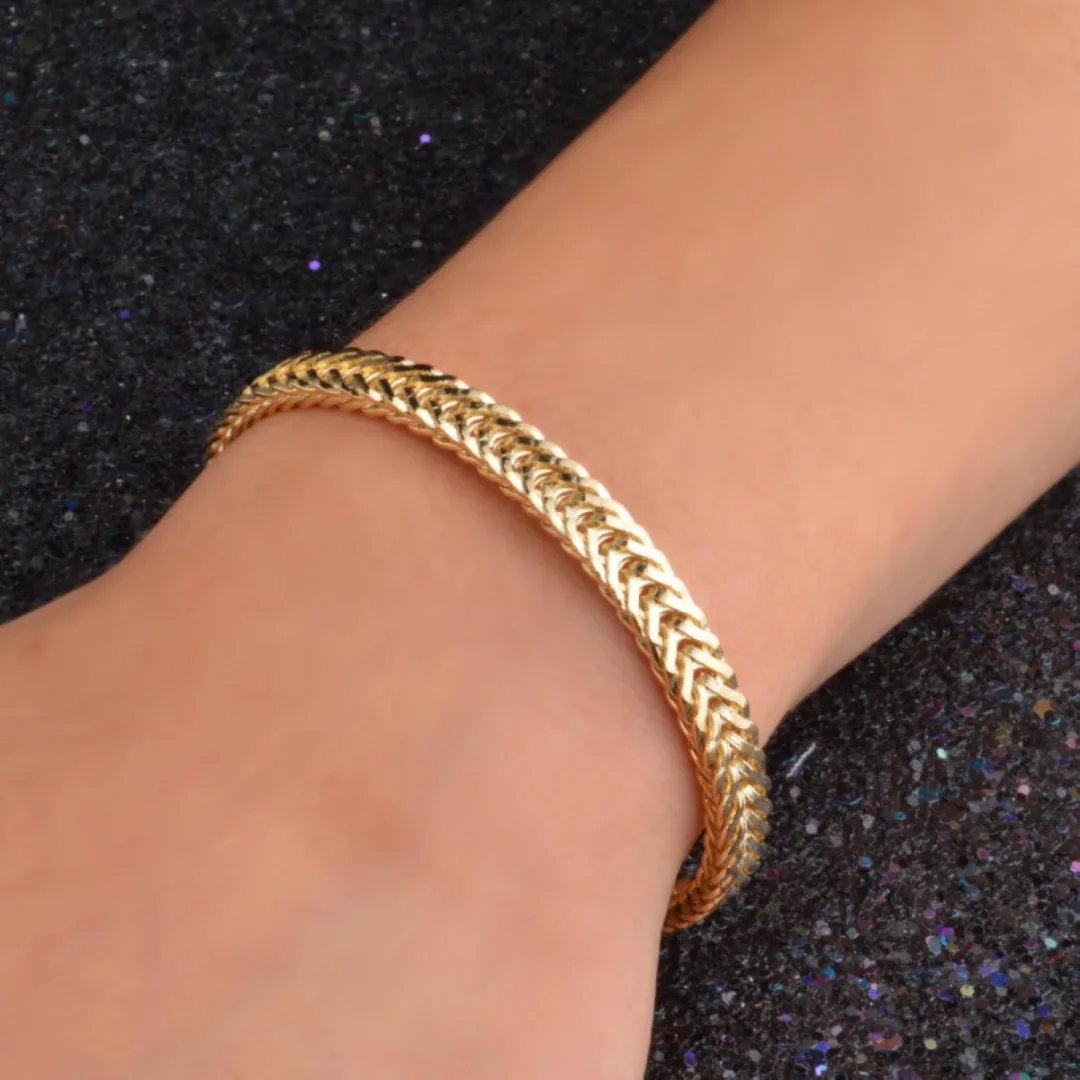 Men Luxury Gold Color Bracelets Shellhard Fashion Jewelry pulseira feminina Charming Chain Bracelet Bangles