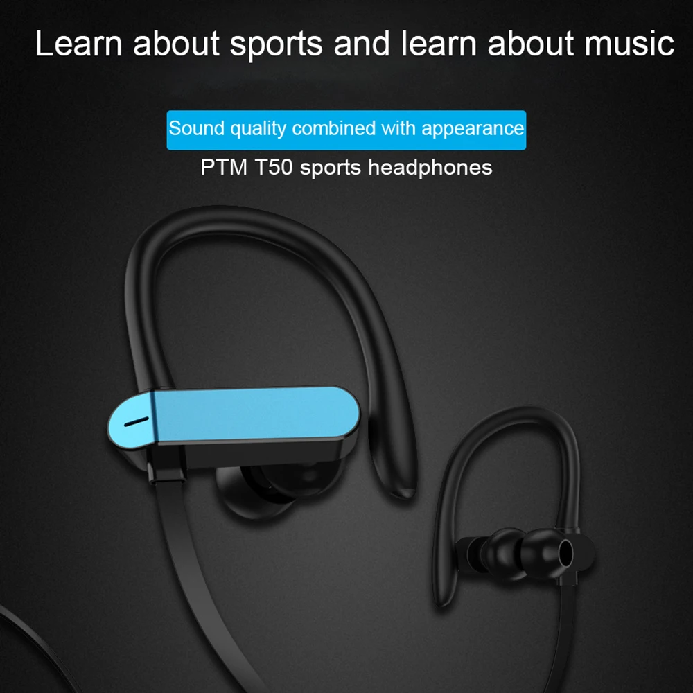 T50 Wired Earphones Ear Hook Earphones Sport Running Earbuds For calling listening for iPhone Android Xiaomi Samsung IOS
T50 Wired Earphones Ear Hook Earphones Sport Running Earbuds For calling listening for iPhone Android Xiaomi Samsung IOS