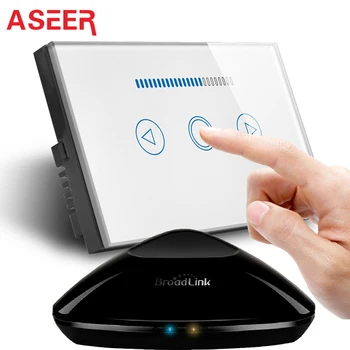 ASEER,Smart Home System AU/US 1 Gang Wireless Dimmer Switch 110V,Remote Control LED Dimmer Switch,Phone APP control by Broadlink
ASEER,Smart Home System AU/US 1 Gang Wireless Dimmer Switch 110V,Remote Control LED Dimmer Switch,Phone APP control by Broadlink