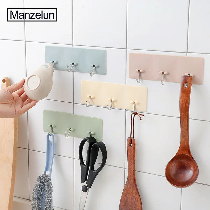Kitchen Hooks Wall Strong Sticky Coat Hat Bag Jewelry Hanger Bathroom Clothes Hook Wall Key Holder
Kitchen Hooks Wall Strong Sticky Coat Hat Bag Jewelry Hanger Bathroom Clothes Hook Wall Key Holder