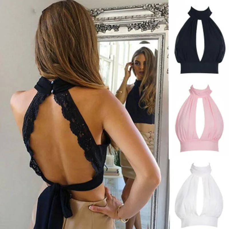 Sexy V-neck Women Blouse Chiffon Black Lace Night Club Top Shirt Sleeveless White Pink Top Crop
Sexy V-neck Women Blouse Chiffon Black Lace Night Club Top Shirt Sleeveless White Pink Top Crop