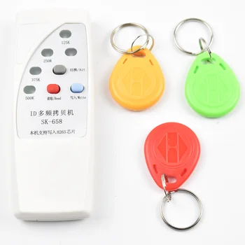 RFID Copier/ Duplicator/ Cloner ID EM reader & writer+ 3pcs EM4305 writable keyfob
RFID Copier/ Duplicator/ Cloner ID EM reader & writer+ 3pcs EM4305 writable keyfob