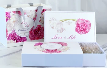 Rose flower cake Box macarons,Biscuits,candies Pancakes boxes pastry packaging boxes 50 pieces/lot
Rose flower cake Box macarons,Biscuits,candies Pancakes boxes pastry packaging boxes 50 pieces/lot