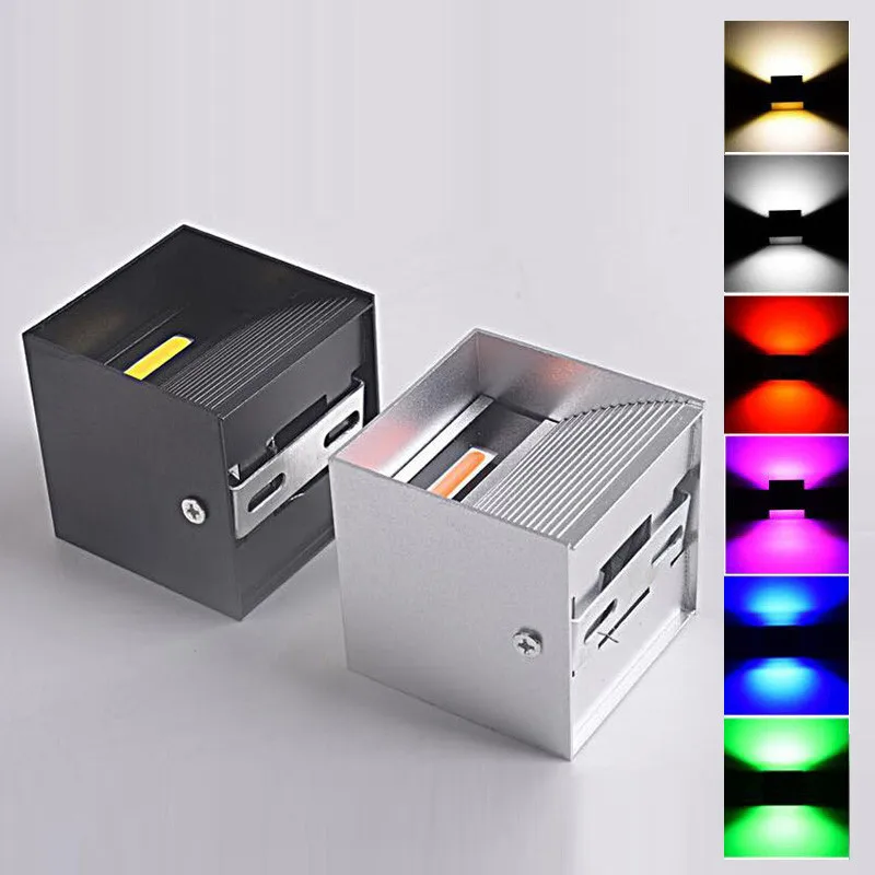 10W Cube COB LED Wall Light Modern Indoor Surface Mounted Lighting Up Down Head Aluminium Bedroom Hallway Livingroom Wall Lamp
10W Cube COB LED Wall Light Modern Indoor Surface Mounted Lighting Up Down Head Aluminium Bedroom Hallway Livingroom Wall Lamp