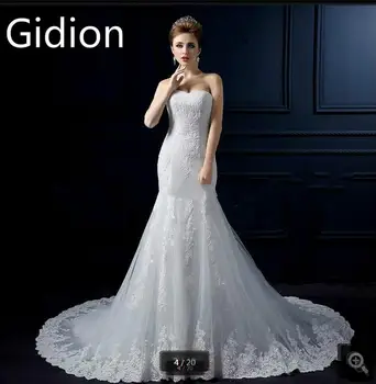 Vestidos De Novia new mermaid appliques wedding dress chapel train sweetheart neck formal bride gowns real picture wedding gowns
Vestidos De Novia new mermaid appliques wedding dress chapel train sweetheart neck formal bride gowns real picture wedding gowns