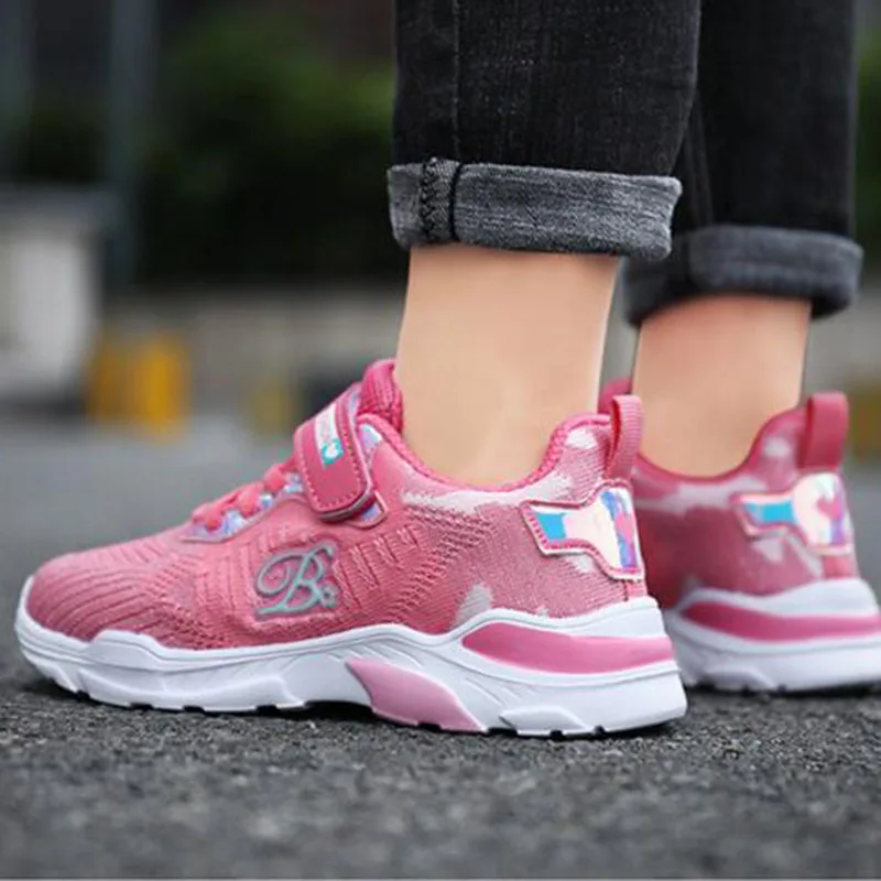 Fashion Girls' Casual Breathable Air Mesh Patchwork Single Shoes Anti-slippery Hook Loop Single Shoes Spring Autumn Wear
Fashion Girls' Casual Breathable Air Mesh Patchwork Single Shoes Anti-slippery Hook Loop Single Shoes Spring Autumn Wear