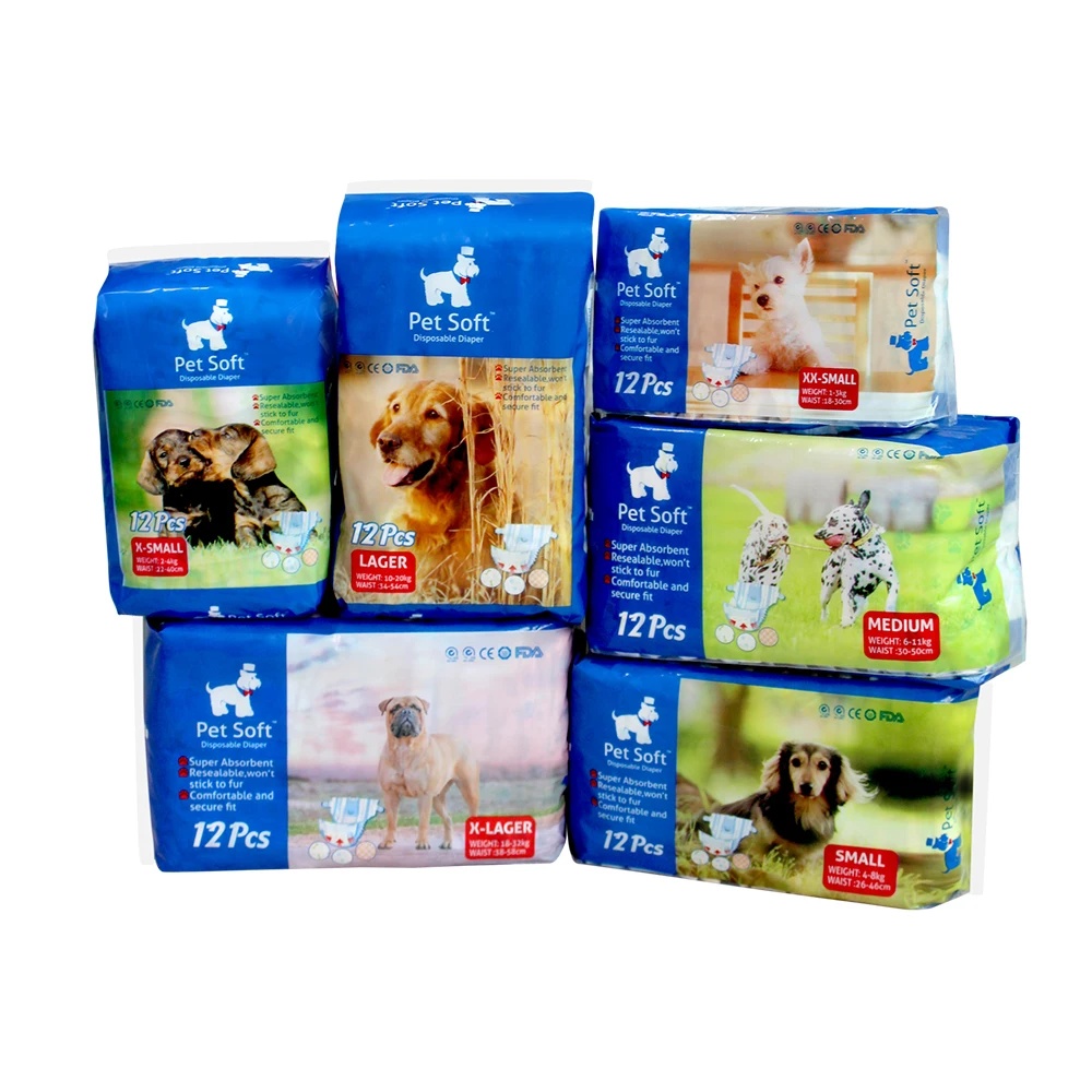 Pet Soft Dog Disposable Diapers Physiological Pants Sanitary Underwear Puppy Nappies
Pet Soft Dog Disposable Diapers Physiological Pants Sanitary Underwear Puppy Nappies