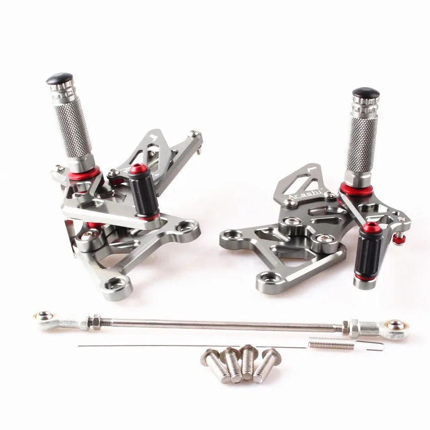 Adjustable Rearset Pegs Footrest Pedals For Honda CBR250R 2010 2011 2012 2013 2014 Gray
Adjustable Rearset Pegs Footrest Pedals For Honda CBR250R 2010 2011 2012 2013 2014 Gray