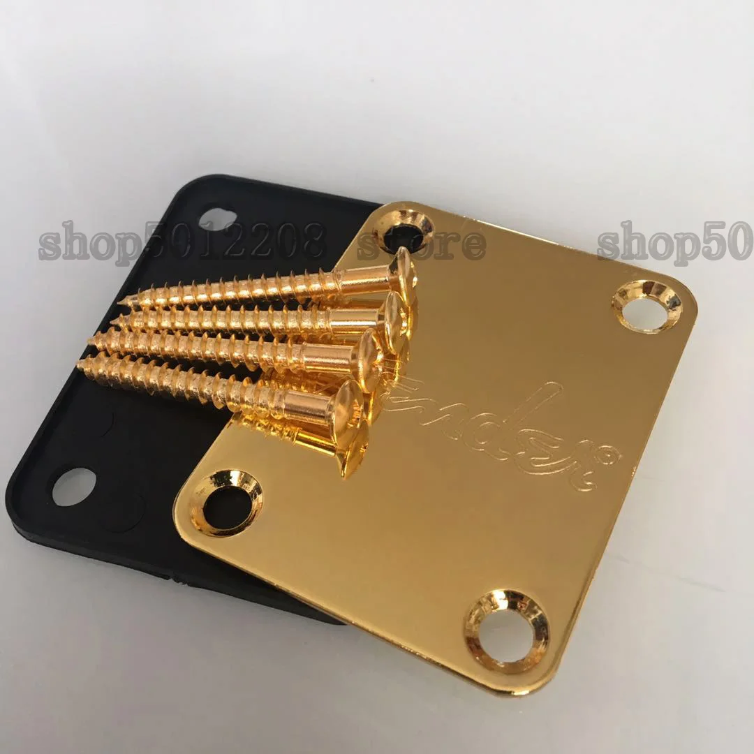 Electric Guitar Gold Neck Plate For Strat/Tele Electric Guitar And Bass musical instrument parts including screw
Electric Guitar Gold Neck Plate For Strat/Tele Electric Guitar And Bass musical instrument parts including screw