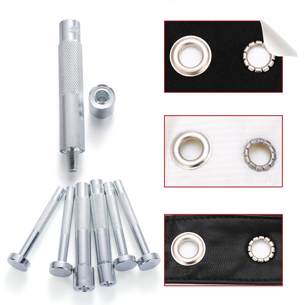 1pc 7 Sizes Hole Punch Rivet Snap Button Setter Punching Holes Tools Die Base Leather Craft Working Tool DIY Sewing Accessaries
1pc 7 Sizes Hole Punch Rivet Snap Button Setter Punching Holes Tools Die Base Leather Craft Working Tool DIY Sewing Accessaries